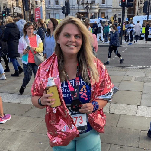 Marathon glory for our patient Kyleigh